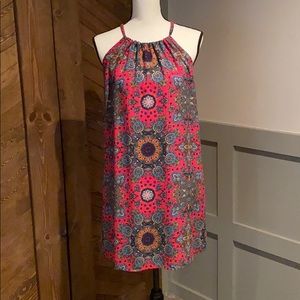Halter style mini dress